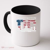 Washington Dc Capitol Hill Usa Flag Souvenir Great Gift Coffee Mug thumb 0