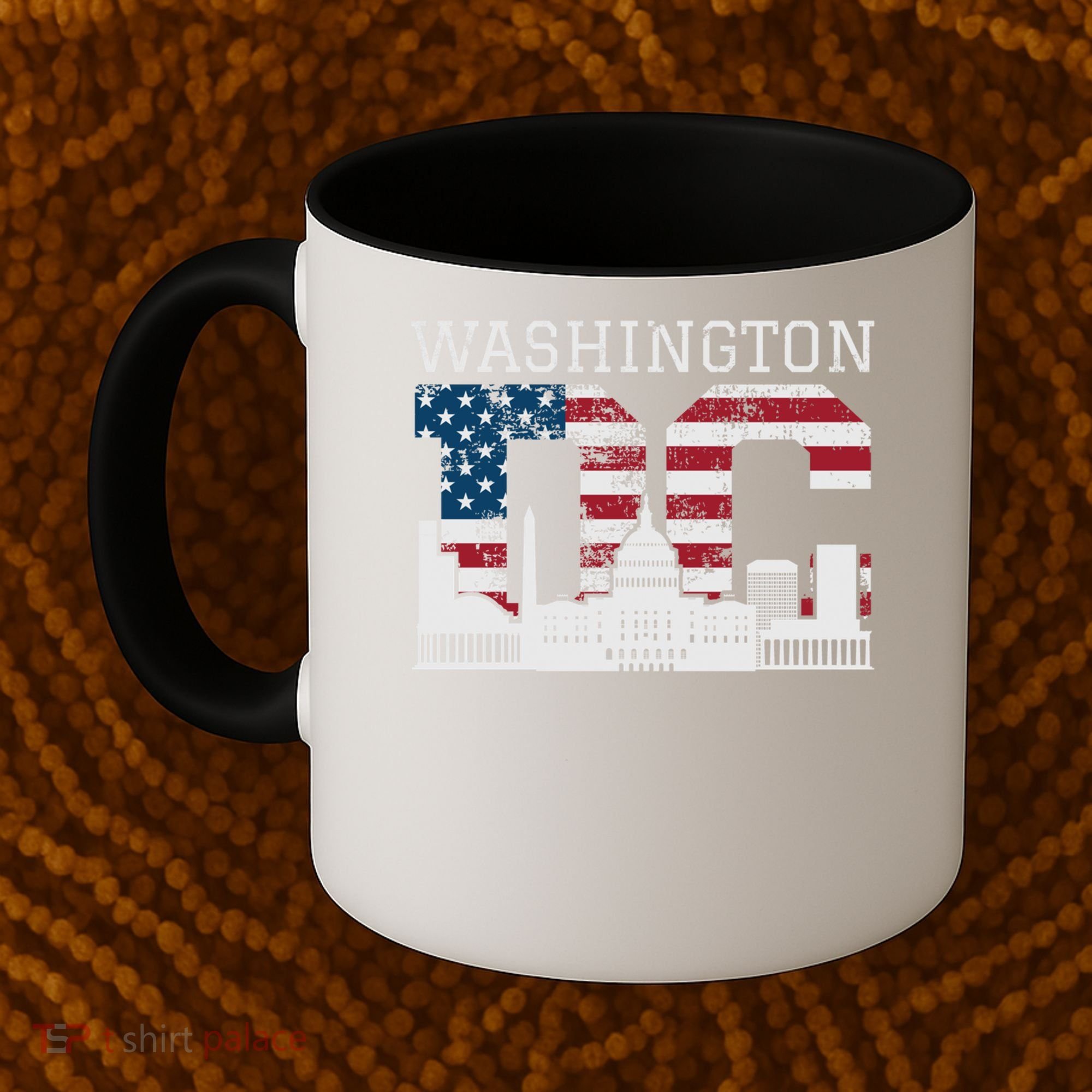 Washington Dc Capitol Hill Usa Flag Souvenir Great Gift Coffee Mug