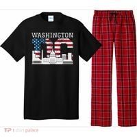 Washington Dc Capitol Hill Usa Flag Souvenir Great Gift Pajama Set thumb 0