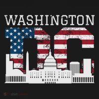 Washington Dc Capitol Hill Usa Flag Souvenir Great Gift Mousepad thumb 1