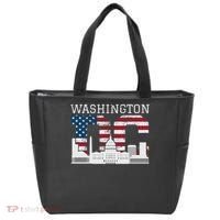 Washington Dc Capitol Hill Usa Flag Souvenir Great Gift Tote Bag thumb 0