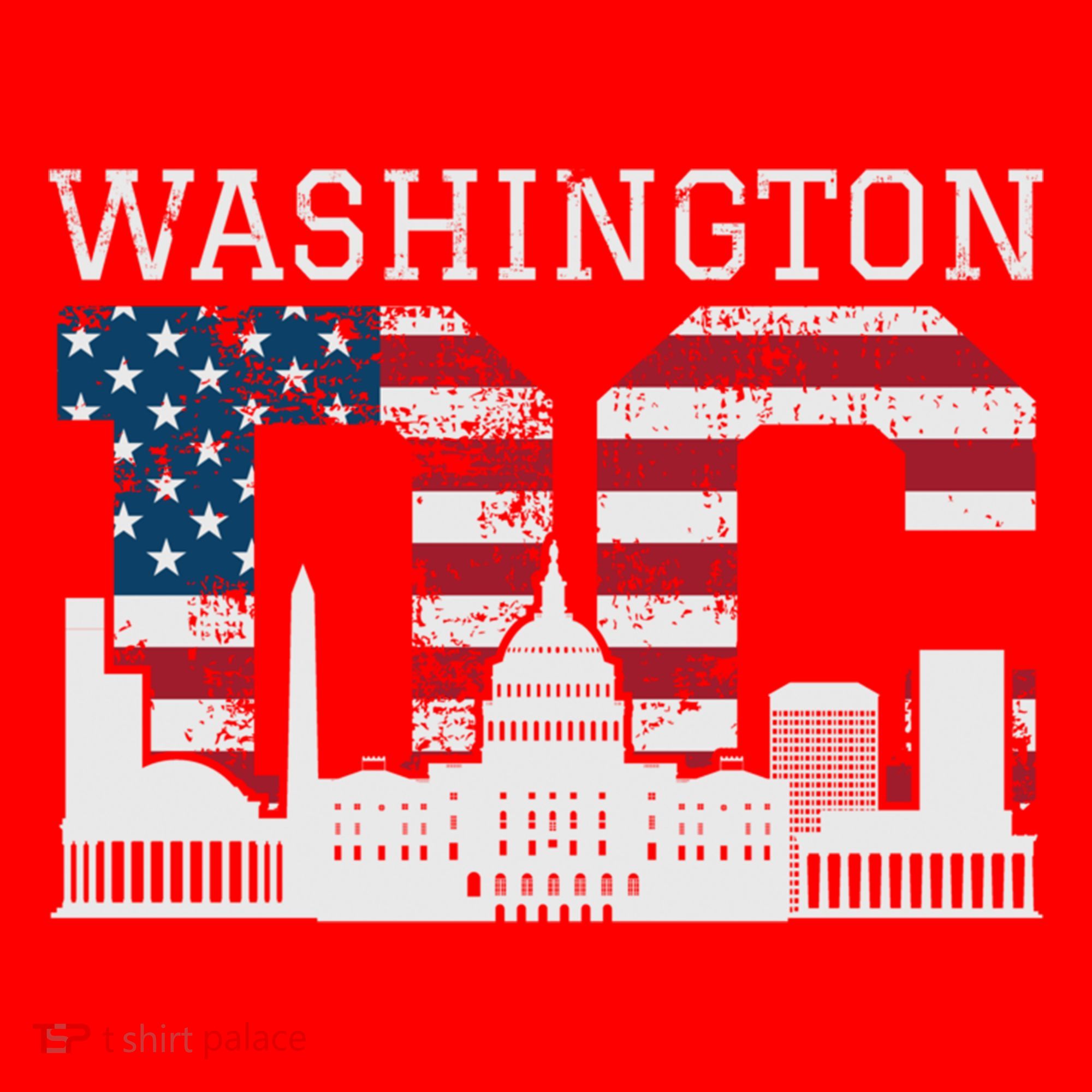 Washington Dc Capitol Hill Usa Flag Souvenir Great Gift Santa Hat