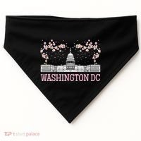 Washington DC Cherry Blossom Monument USA-Made Doggie Bandana thumb 0