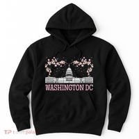 Washington DC Cherry Blossom Monument Hoodie thumb 0