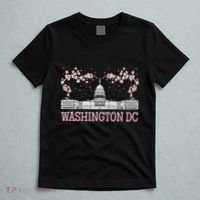 Washington DC Cherry Blossom Monument T-Shirt thumb 5