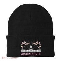 Washington DC Cherry Blossom Monument Beanie thumb 0