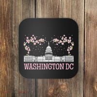 Washington DC Cherry Blossom Monument Coaster thumb 0