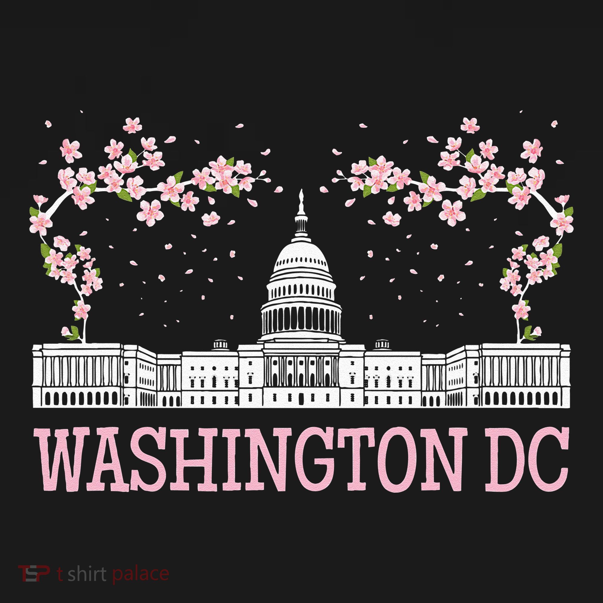 Washington DC Cherry Blossom Monument Pajama Set