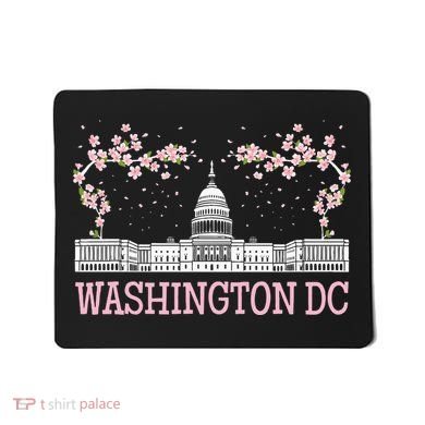 Washington DC Cherry Blossom Monument Mousepad