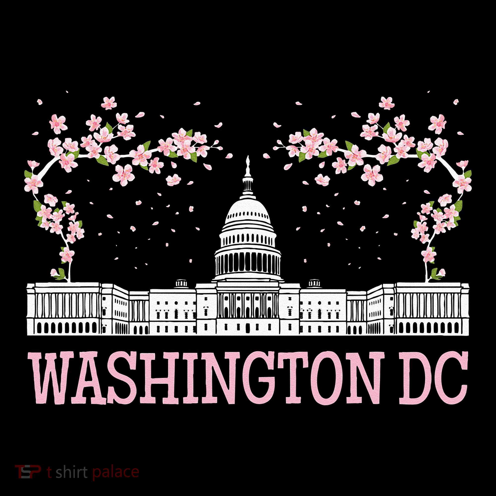 Washington DC Cherry Blossom Monument Women's Tank Top