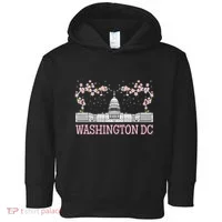 Washington DC Cherry Blossom Monument Toddler Hoodie thumb 0