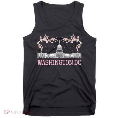 Washington DC Cherry Blossom Monument Tank Top