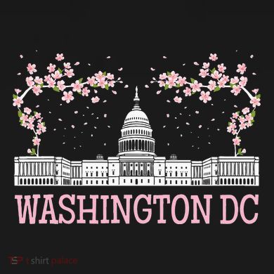 Washington DC Cherry Blossom Monument Toddler T-Shirt