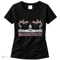 Washington DC Cherry Blossom Monument Women's T-Shirt thumb 0