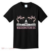 Washington DC Cherry Blossom Monument Kids T-Shirt thumb 0