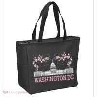 Washington DC Cherry Blossom Monument Tote Bag thumb 2