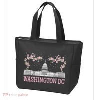 Washington DC Cherry Blossom Monument Tote Bag thumb 3