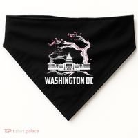 Washington Dc Cherry Blossom Capitol Hill Usa Souvenir USA-Made Doggie Bandana thumb 0