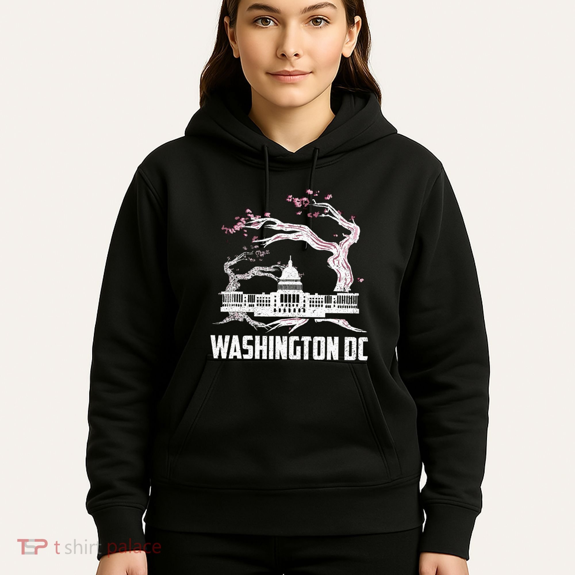 Washington Dc Cherry Blossom Capitol Hill Usa Souvenir Hoodie
