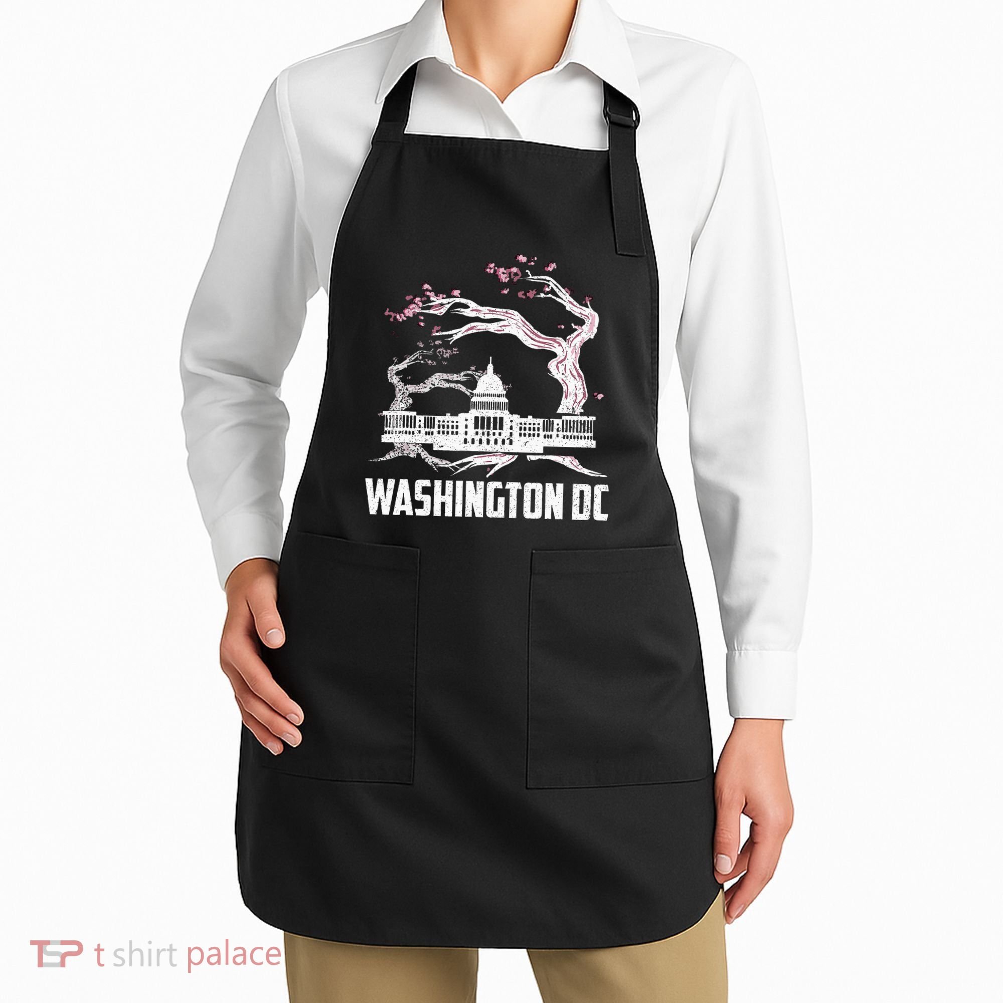 Washington Dc Cherry Blossom Capitol Hill Usa Souvenir Apron