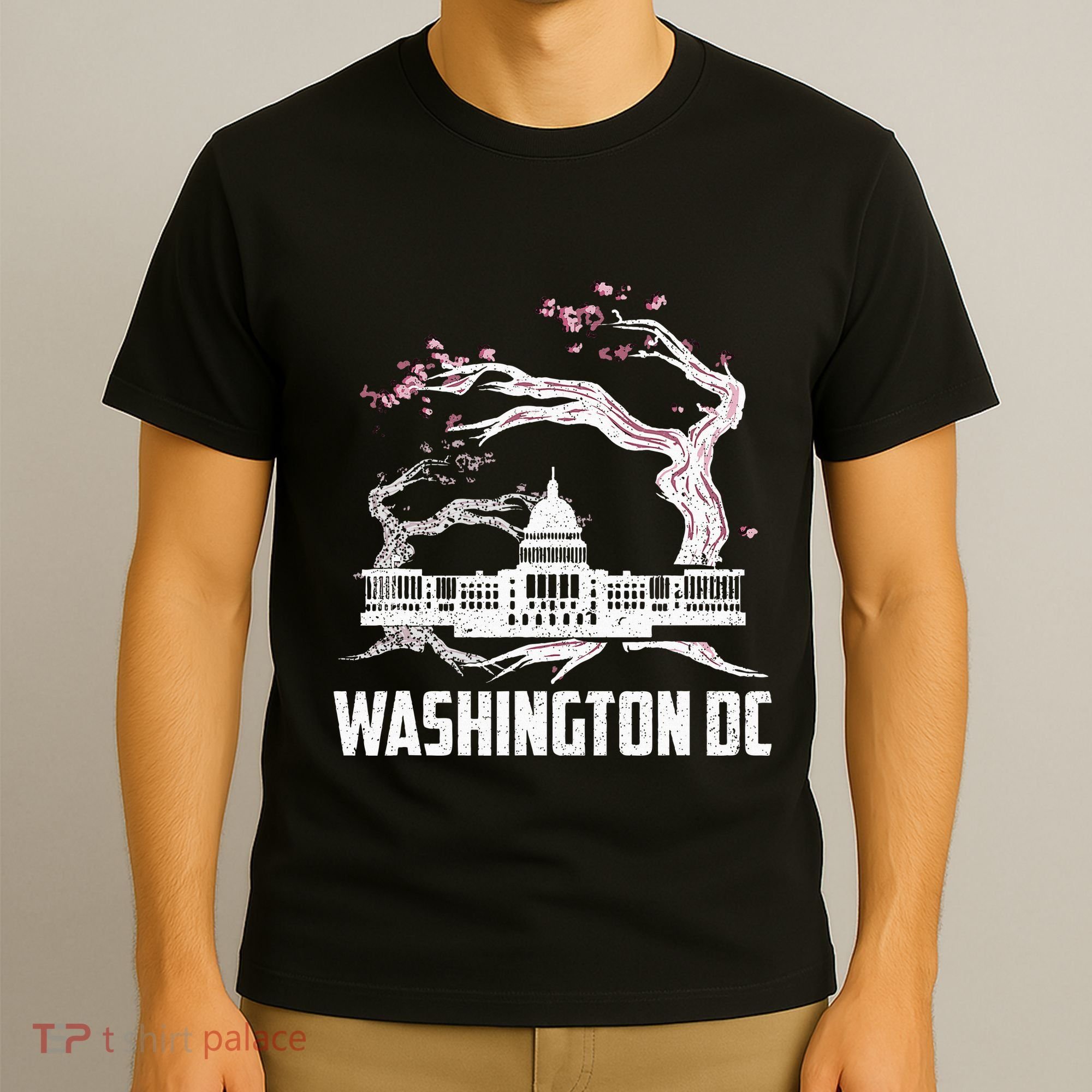 Washington Dc Cherry Blossom Capitol Hill Usa Souvenir T-Shirt