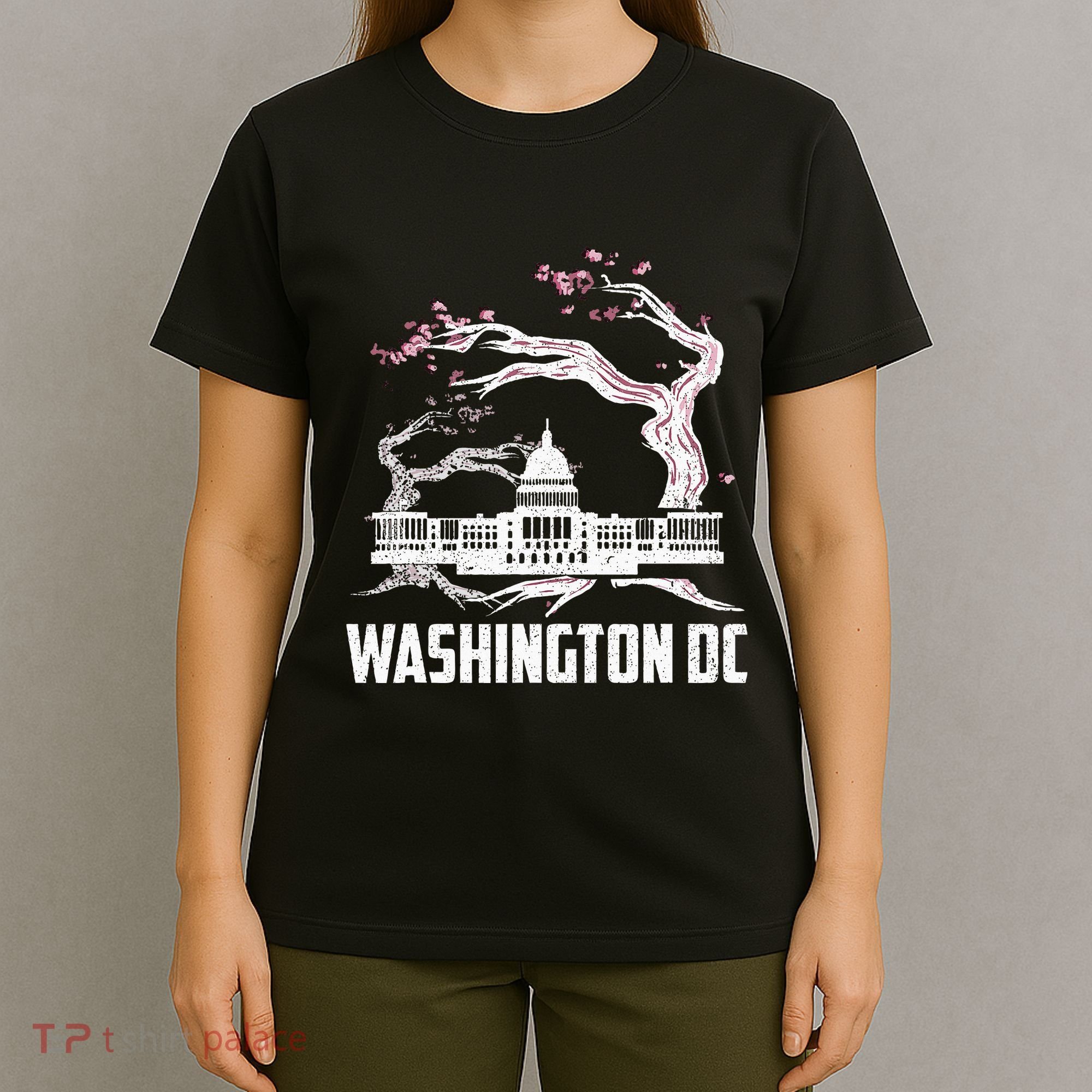 Washington Dc Cherry Blossom Capitol Hill Usa Souvenir T-Shirt