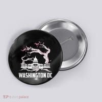 Washington Dc Cherry Blossom Capitol Hill Usa Souvenir Button thumb 0