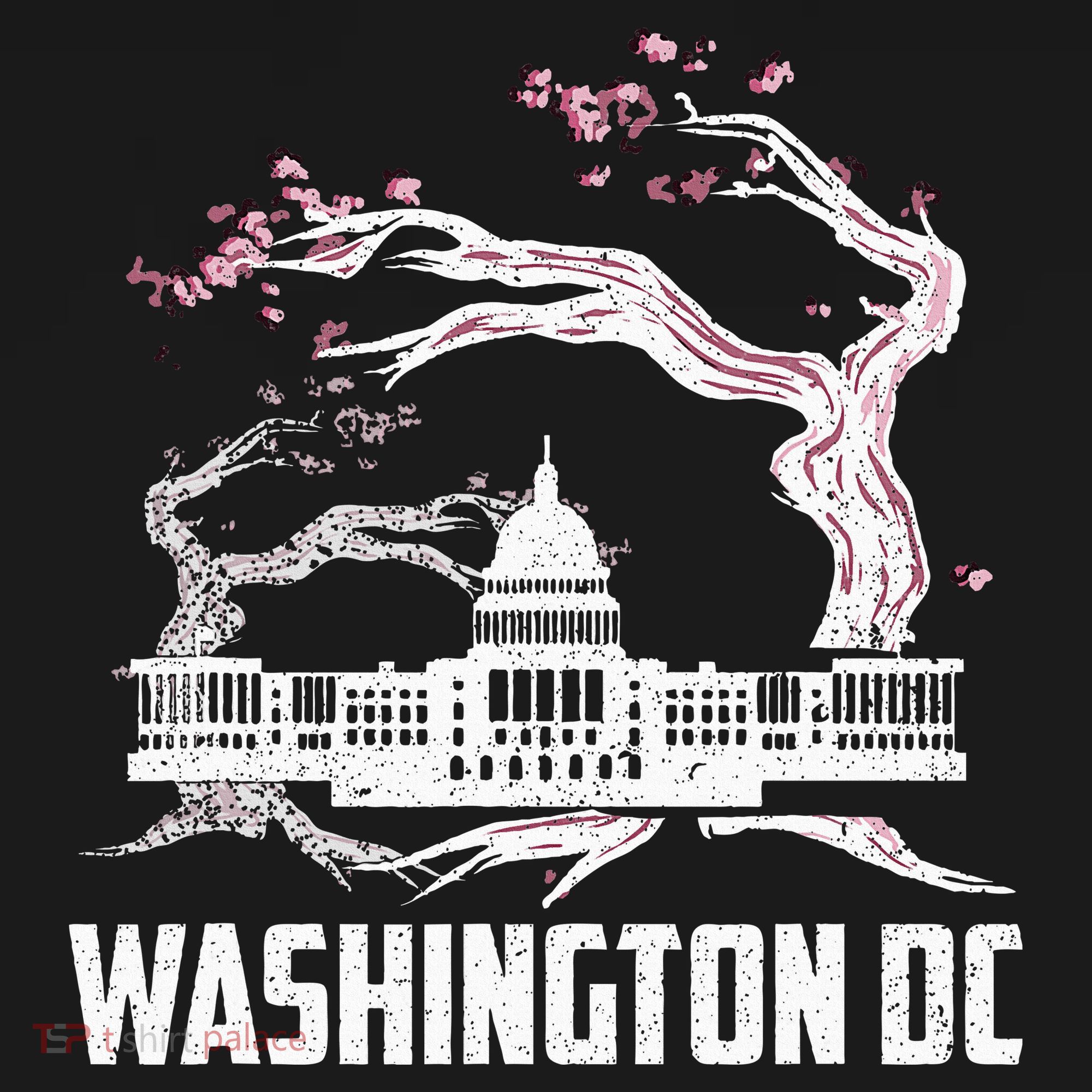 Washington Dc Cherry Blossom Capitol Hill Usa Souvenir Mousepad