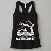 Washington Dc Cherry Blossom Capitol Hill Usa Souvenir Women's Tank Top thumb 3