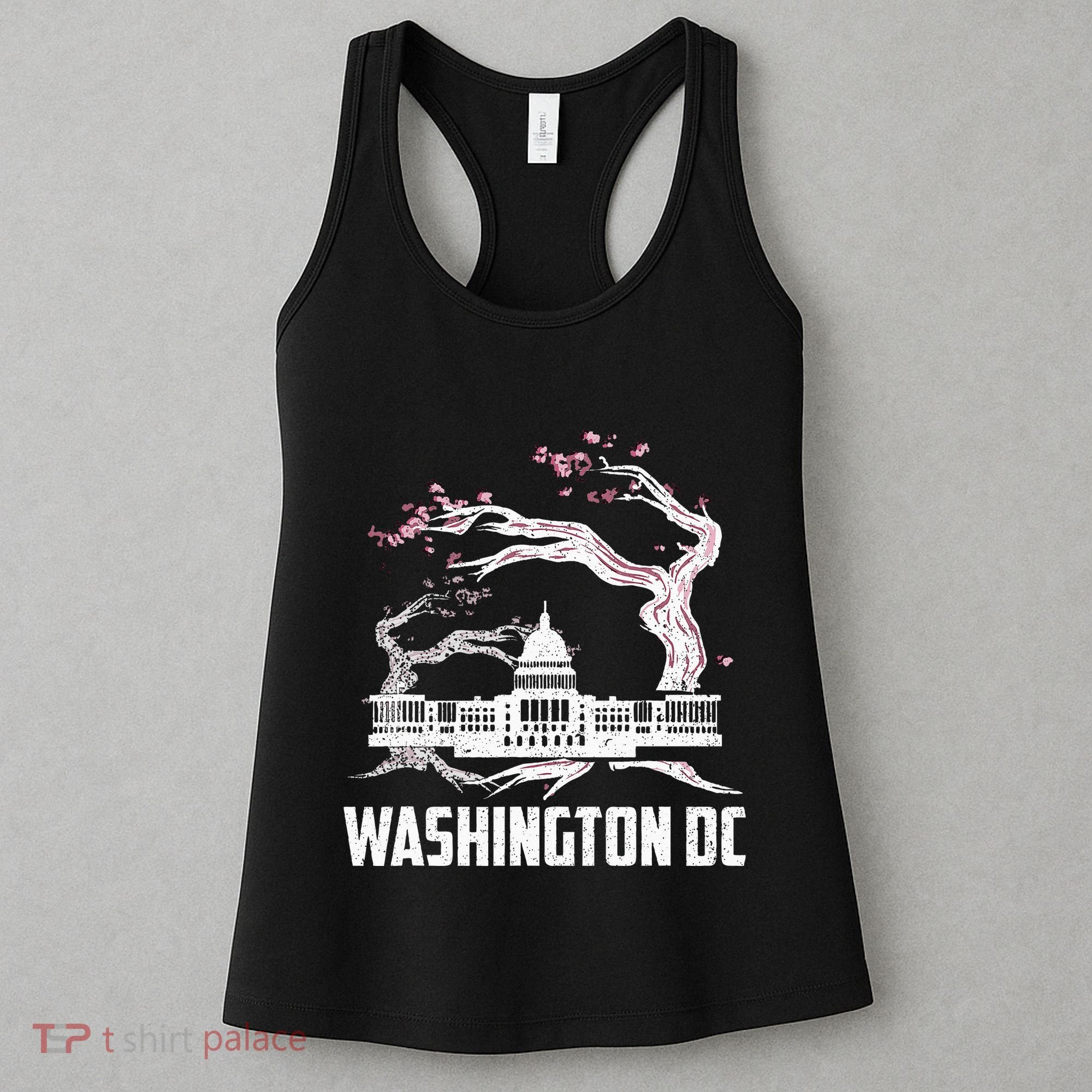 Washington Dc Cherry Blossom Capitol Hill Usa Souvenir Women's Tank Top