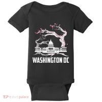 Washington Dc Cherry Blossom Capitol Hill Usa Souvenir Baby Bodysuit thumb 0
