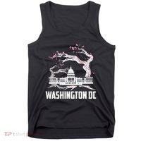 Washington Dc Cherry Blossom Capitol Hill Usa Souvenir Tank Top thumb 0