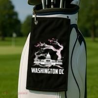 Washington Dc Cherry Blossom Capitol Hill Usa Souvenir Golf Towel thumb 2