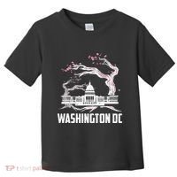 Washington Dc Cherry Blossom Capitol Hill Usa Souvenir Toddler T-Shirt thumb 0