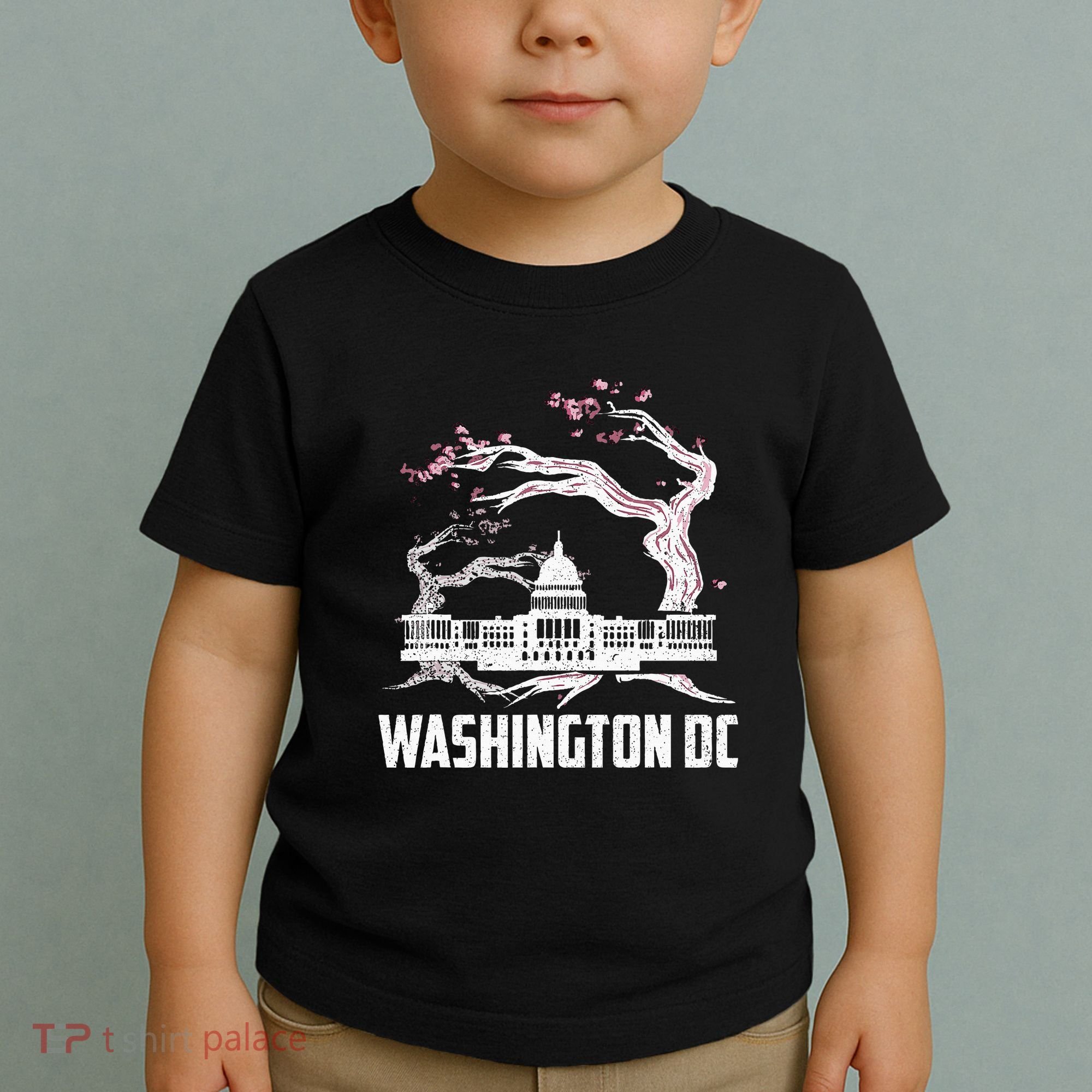 Washington Dc Cherry Blossom Capitol Hill Usa Souvenir Toddler T-Shirt