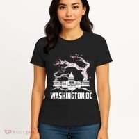 Washington Dc Cherry Blossom Capitol Hill Usa Souvenir Women's T-Shirt thumb 4