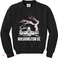 Washington Dc Cherry Blossom Capitol Hill Usa Souvenir Kids Sweatshirt thumb 0