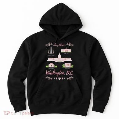Washington Dc Cherry Blossom Monument Hoodie
