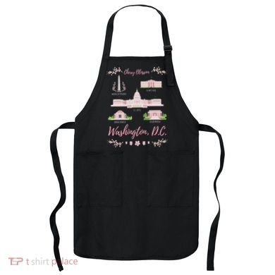 Washington Dc Cherry Blossom Monument Apron