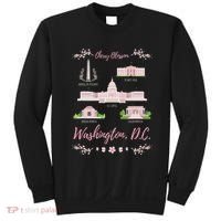 Washington Dc Cherry Blossom Monument Sweatshirt thumb 0