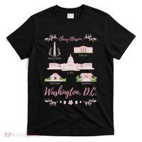 Washington Dc Cherry Blossom Monument T-Shirt thumb 0