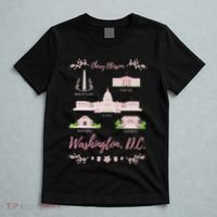 Washington Dc Cherry Blossom Monument T-Shirt thumb 5
