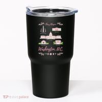 Washington Dc Cherry Blossom Monument Tumbler thumb 0