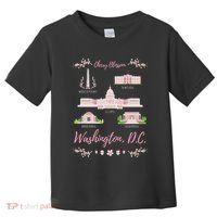 Washington Dc Cherry Blossom Monument Toddler T-Shirt thumb 0