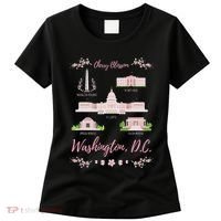Washington Dc Cherry Blossom Monument Women's T-Shirt thumb 0