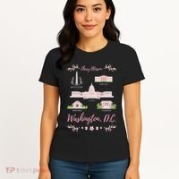Washington Dc Cherry Blossom Monument Women's T-Shirt thumb 4