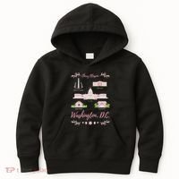 Washington Dc Cherry Blossom Monument Kids Hoodie thumb 0