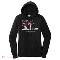 Washington Dc Cherry Blossoms Monuments Memorials Women's Hoodie thumb 0