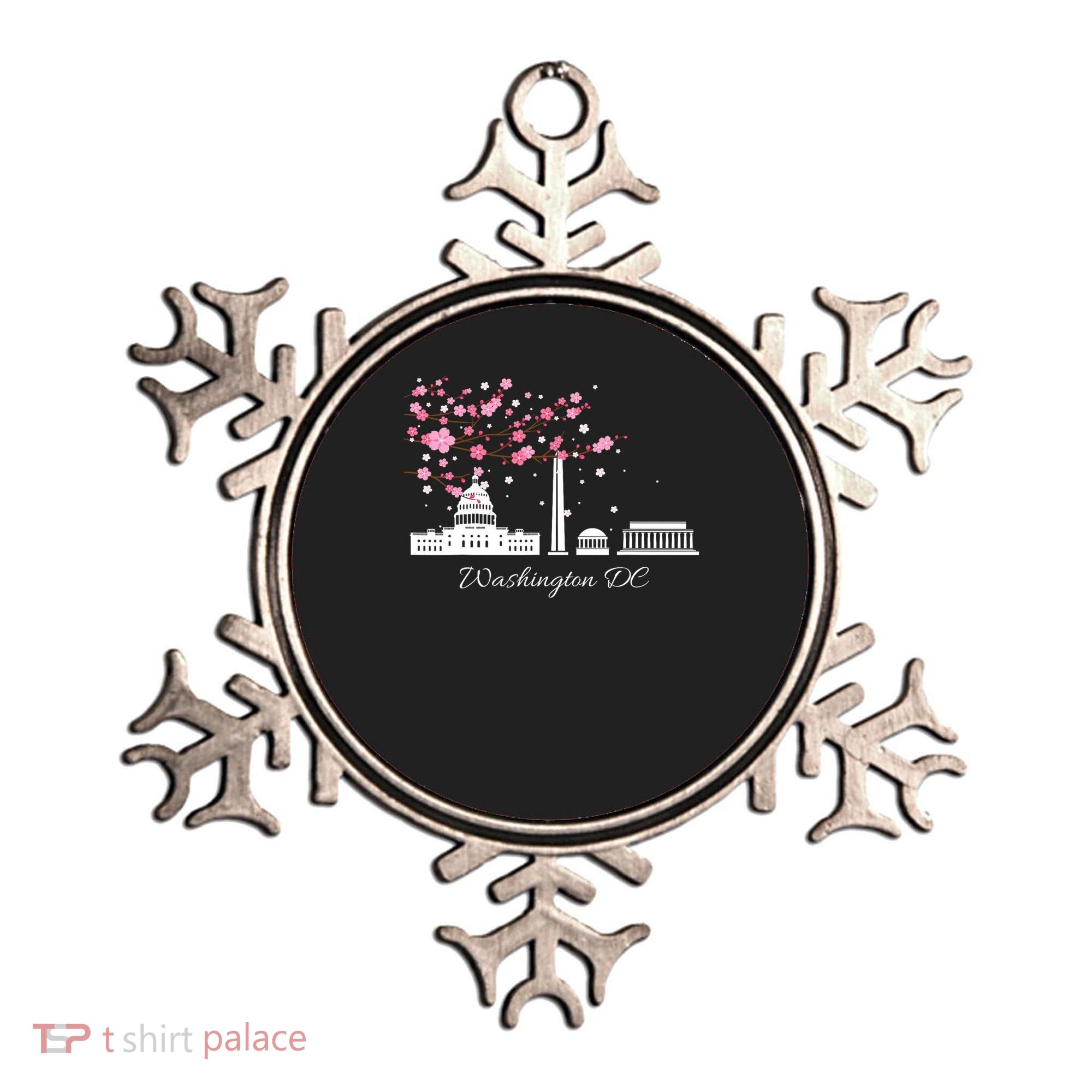 Washington Dc Cherry Blossoms Monuments Memorials Ornament