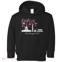 Washington Dc Cherry Blossoms Monuments Memorials Toddler Hoodie thumb 0
